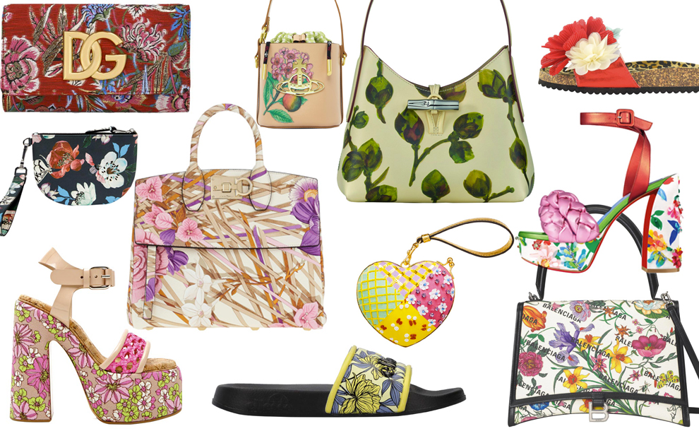 Scarpe e borse a fiori: gli accessori della Primavera-Estate 2022 - iO Donna